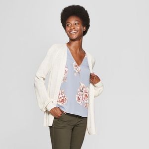 Target -A New Day- Ribbed Balloon Sleeve Cardigan